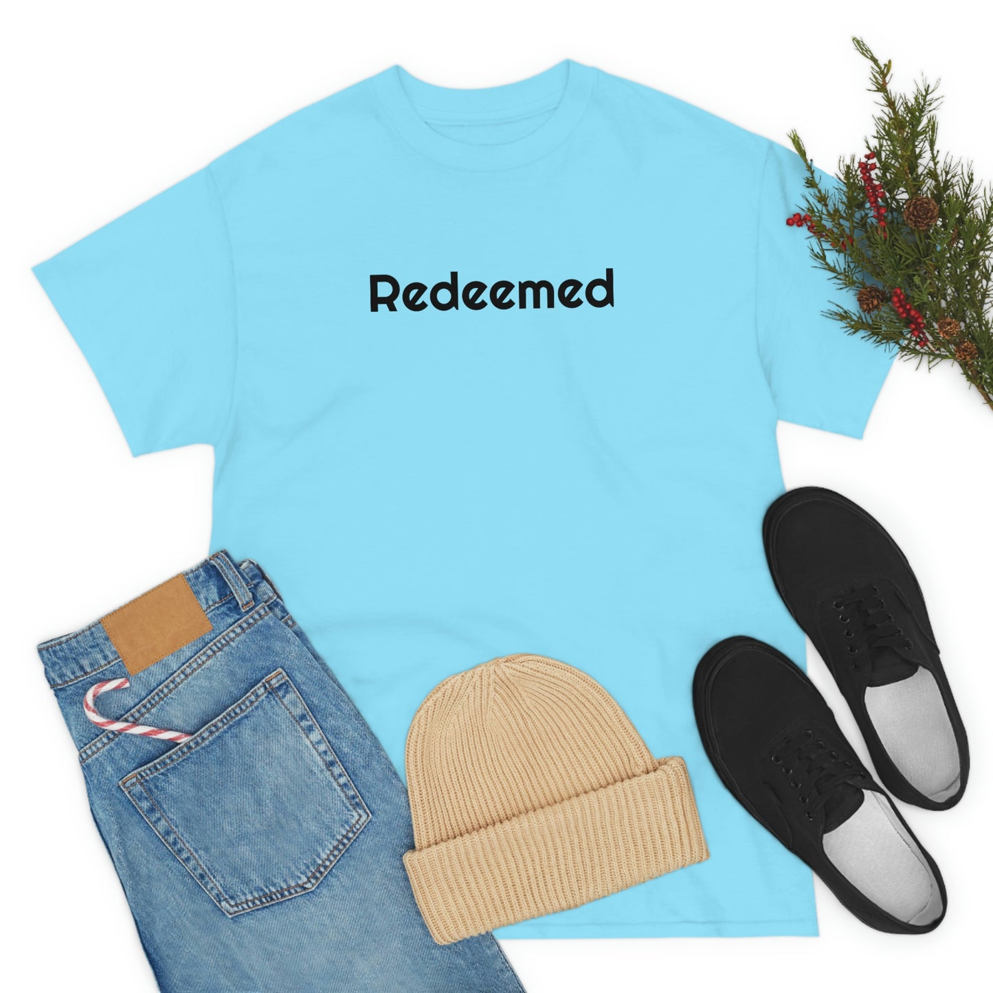 "Redeemed" Unisex Heavy Cotton Tee