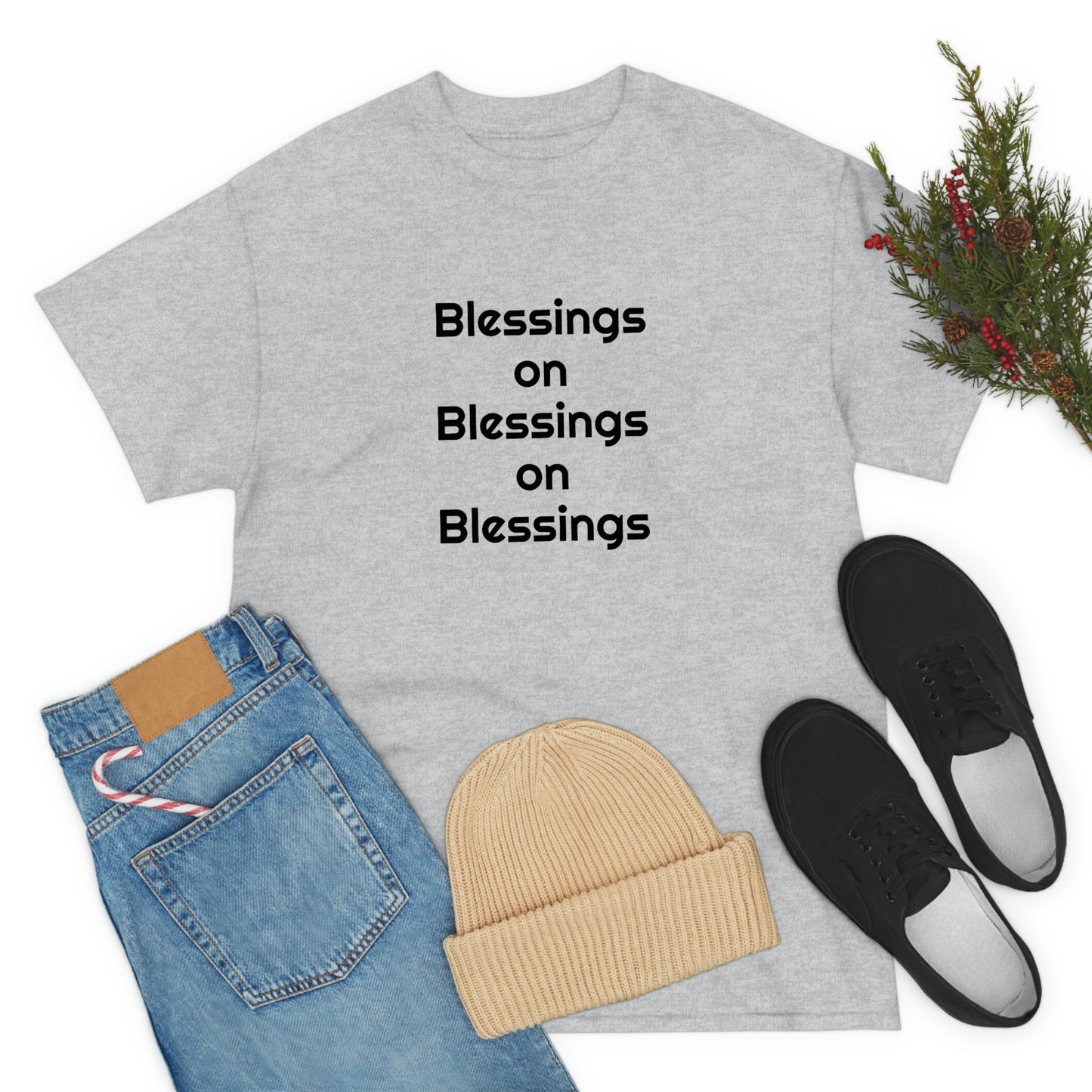 "Blessings on Blessings" Unisex Heavy Cotton Tee