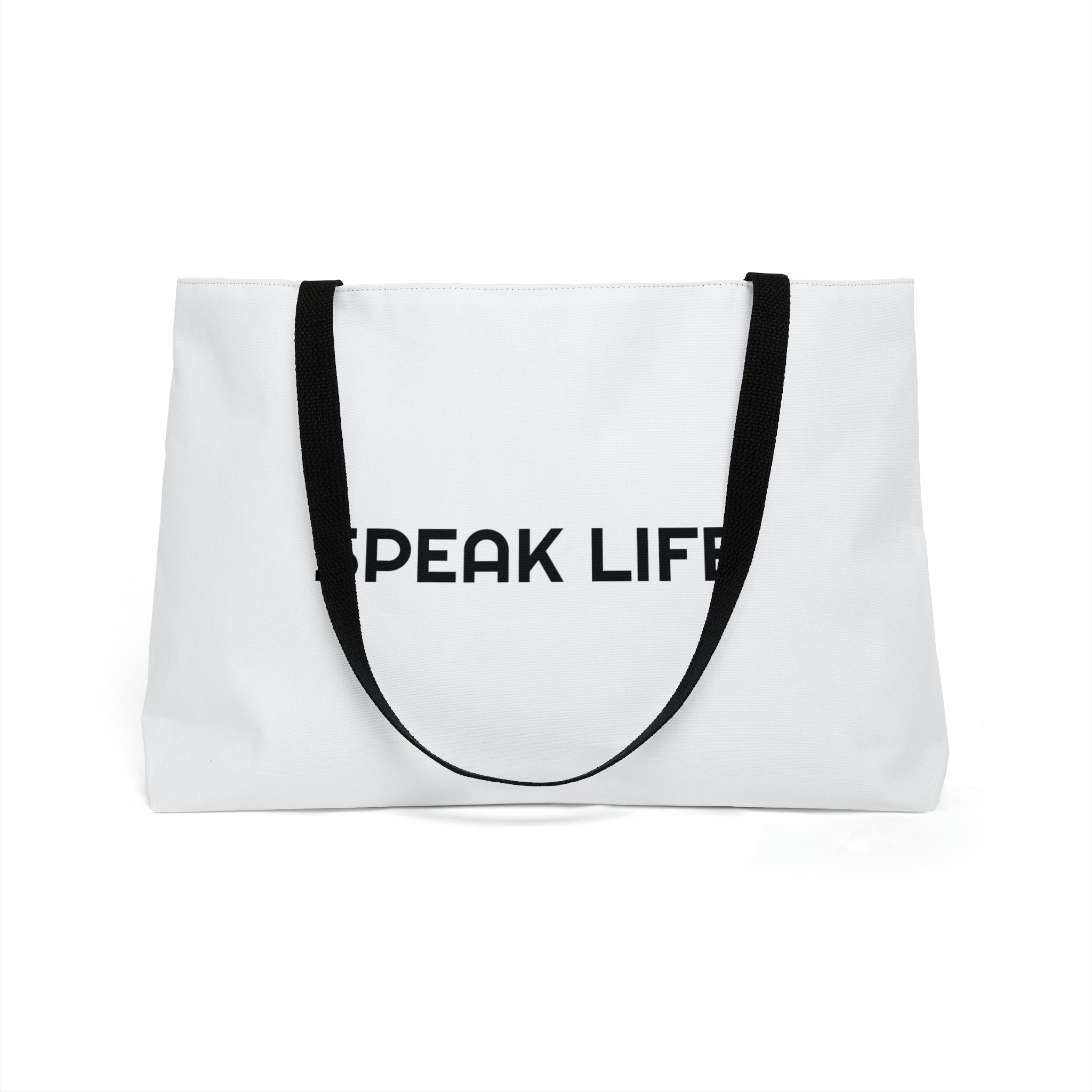 "Speak Life" Weekender Tote Bag