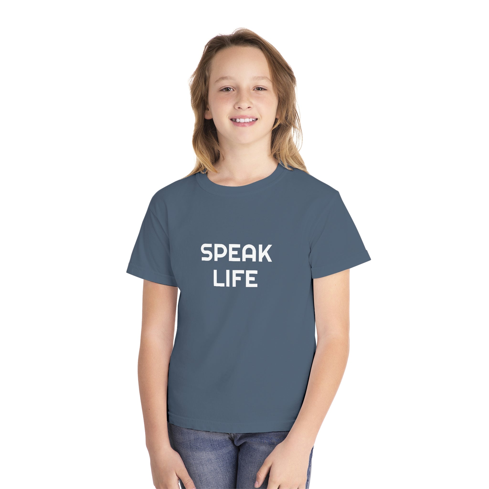 "Speak Life" Youth Midweight Tee