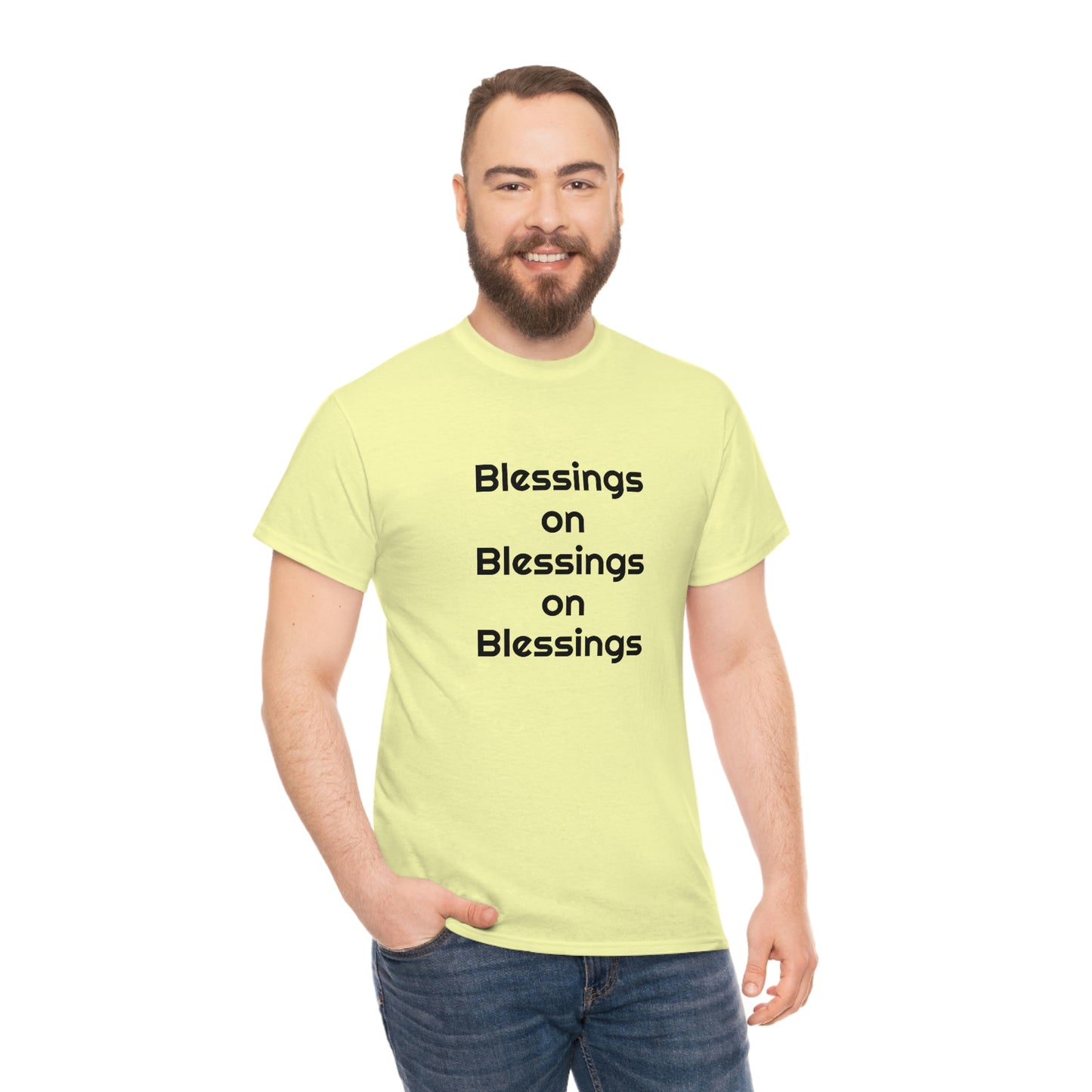 "Blessings on Blessings" Unisex Heavy Cotton Tee