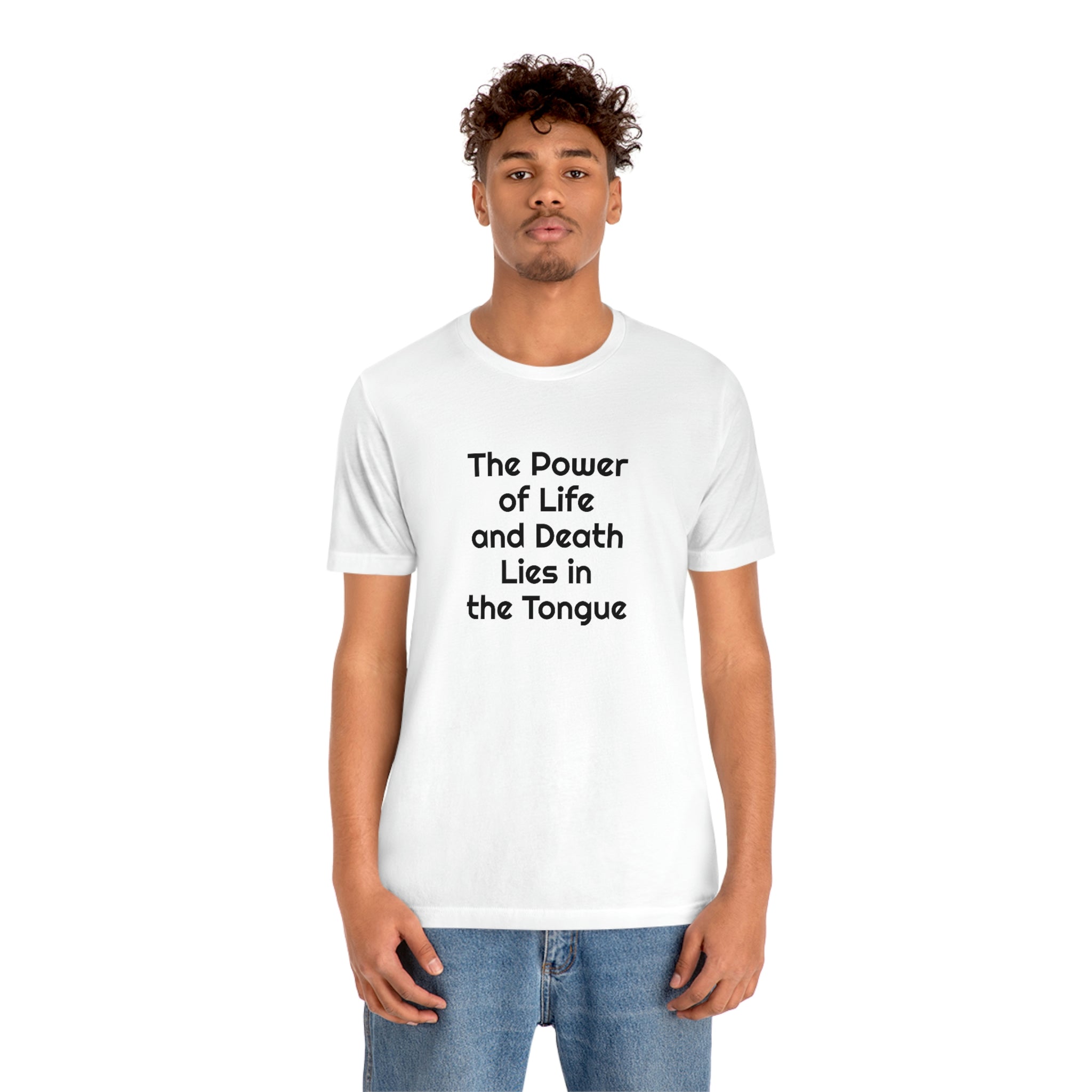 "Speak Life - Power of Life and Death" Unisex Jersey Short Sleeve Tee