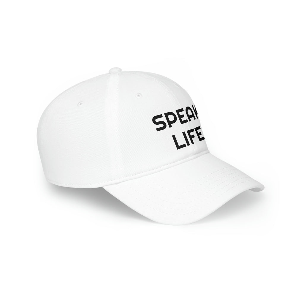 "Speak Life" Low Profile Baseball Cap