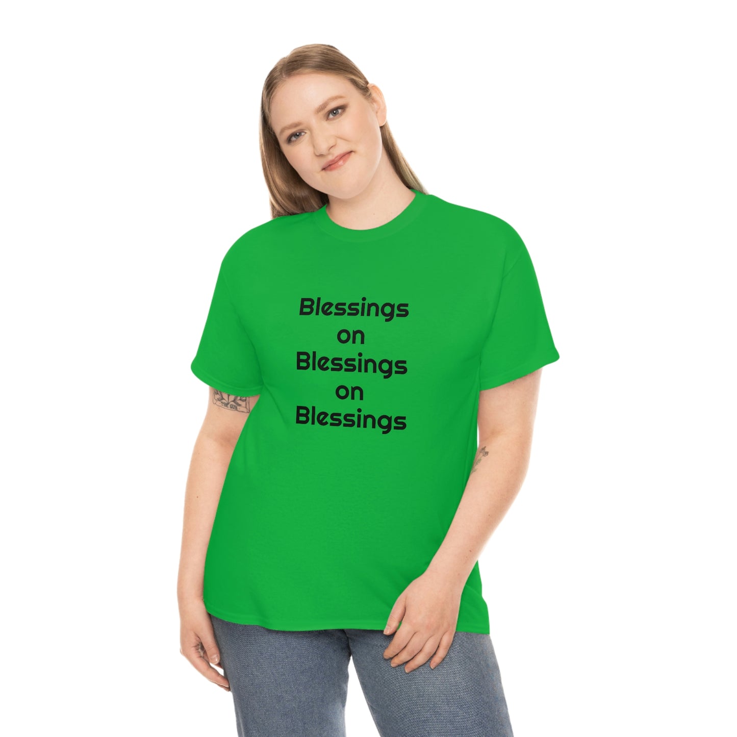 "Blessings on Blessings" Unisex Heavy Cotton Tee