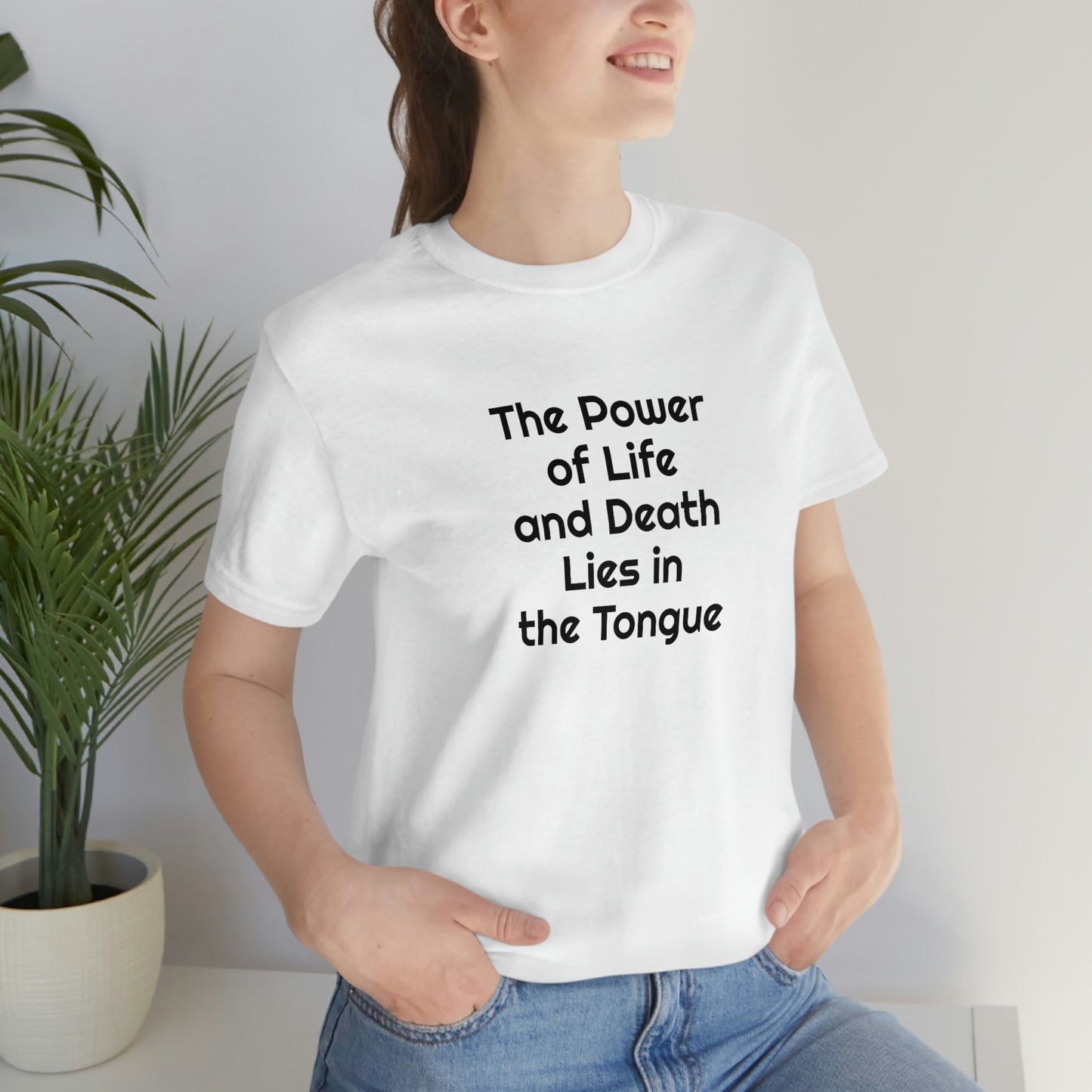 "Speak Life - Power of Life and Death" Unisex Jersey Short Sleeve Tee