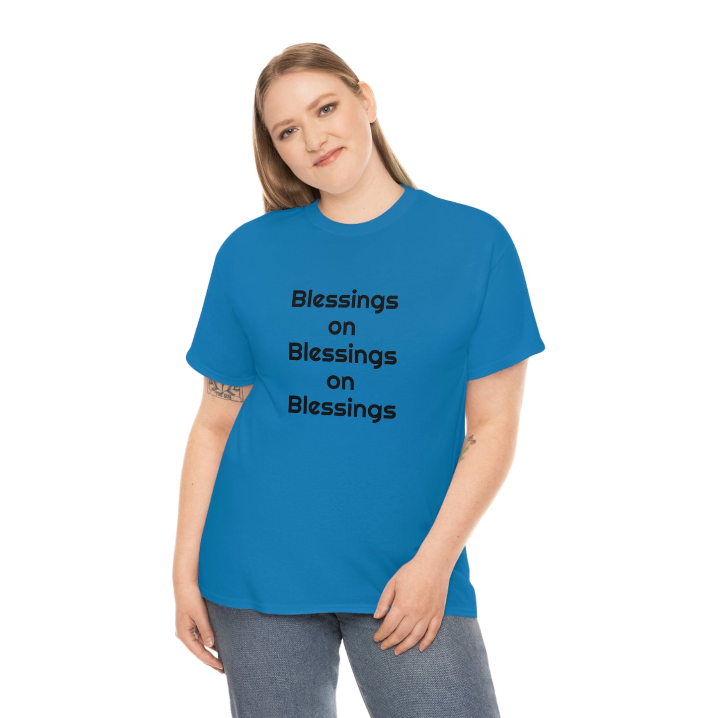 "Blessings on Blessings" Unisex Heavy Cotton Tee