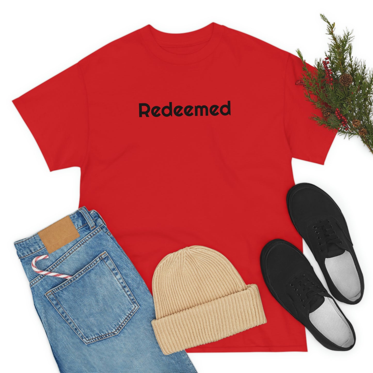 "Redeemed" Unisex Heavy Cotton Tee