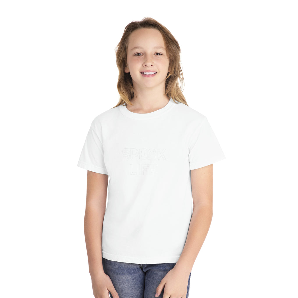 "Speak Life" Youth Midweight Tee