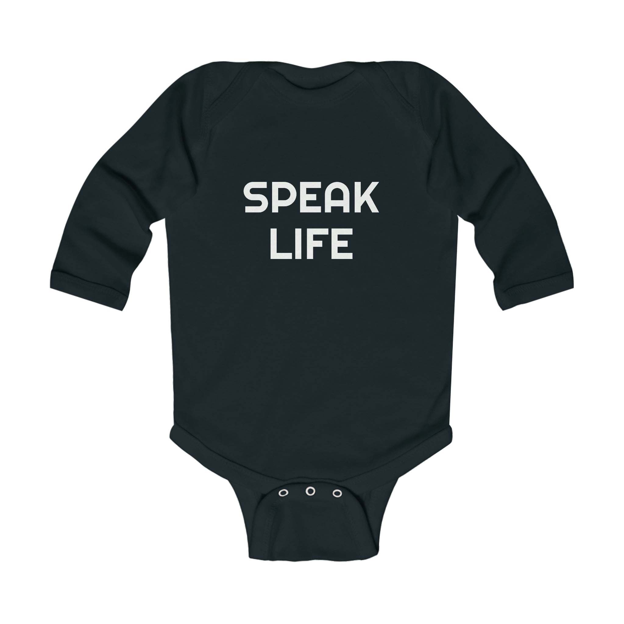 "Speak Life" Infant Long Sleeve Bodysuit