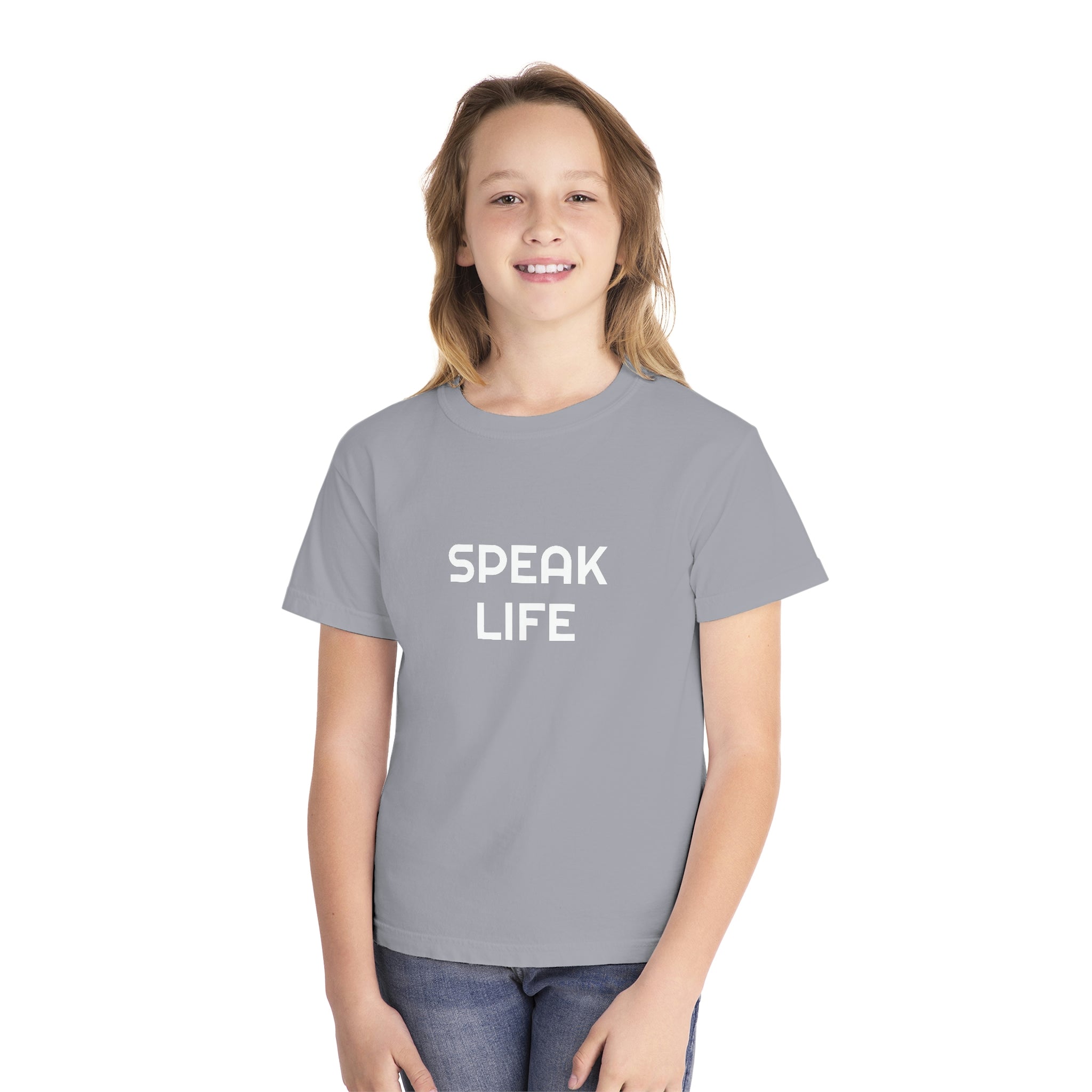 "Speak Life" Youth Midweight Tee