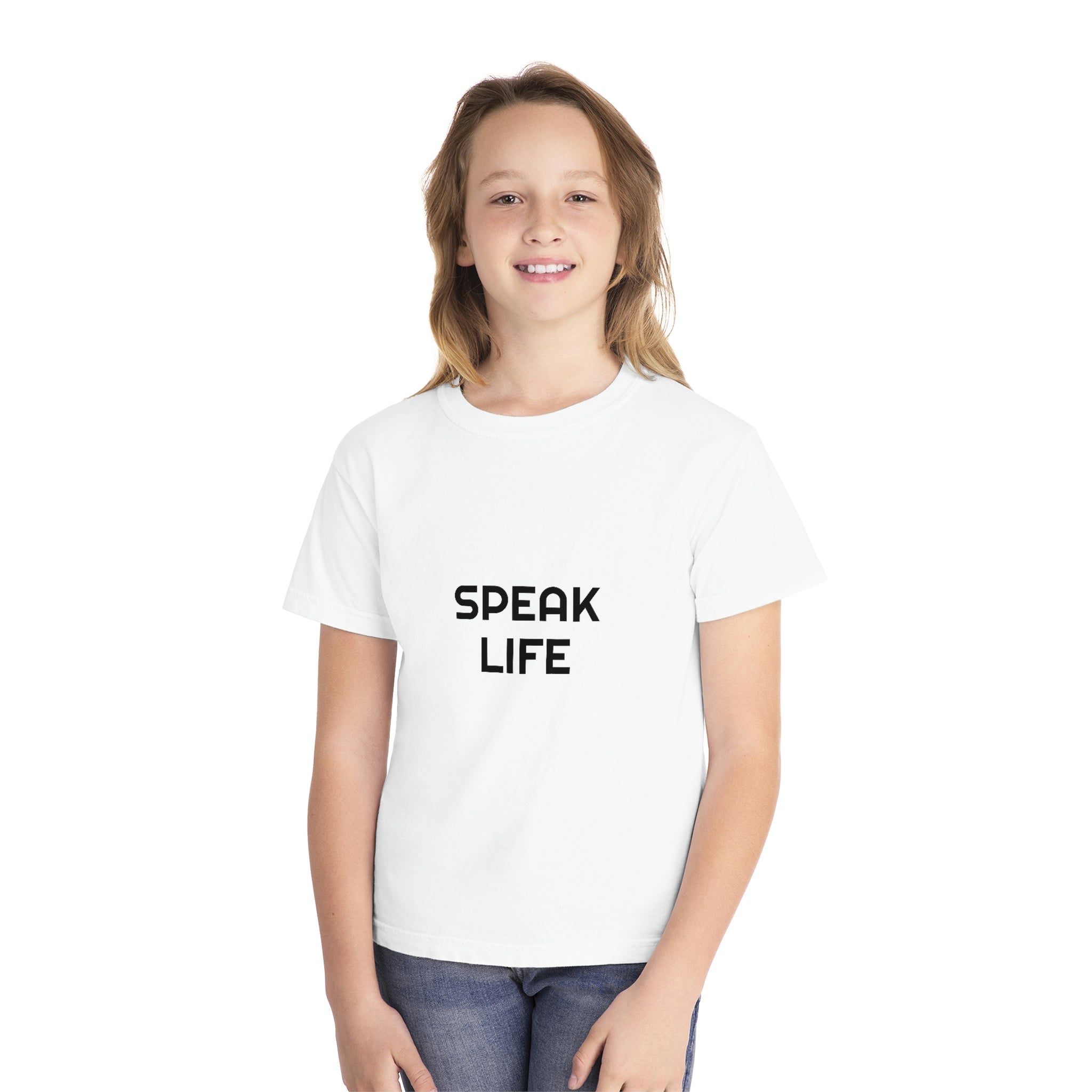 "Speak Life" Youth Midweight Tee