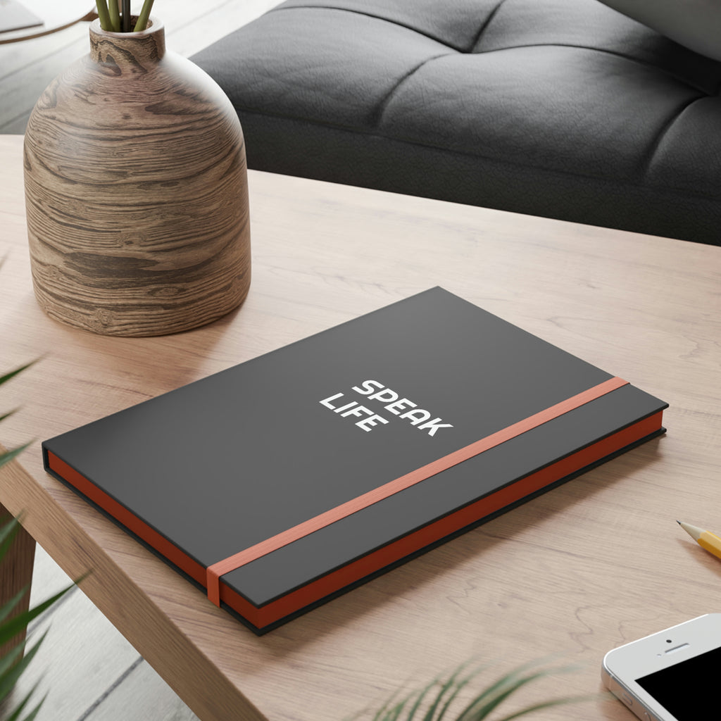 "Speak Life" Color Contrast Notebook - Ruled