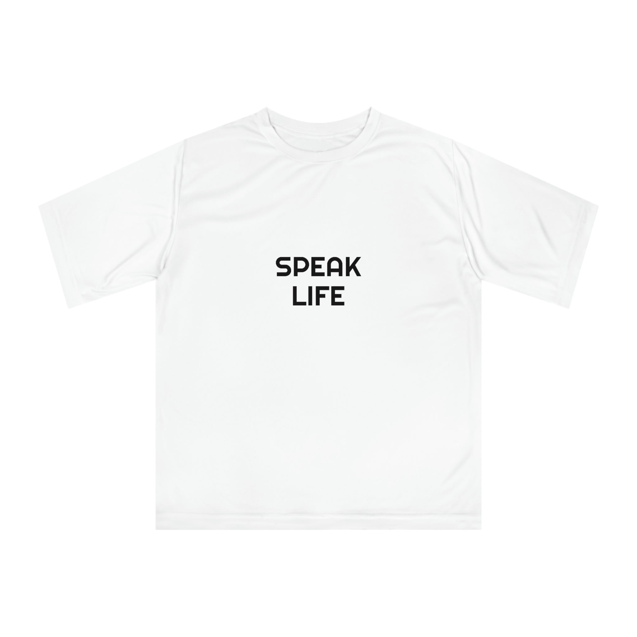"Speak Life" Unisex Zone Performance T-shirt