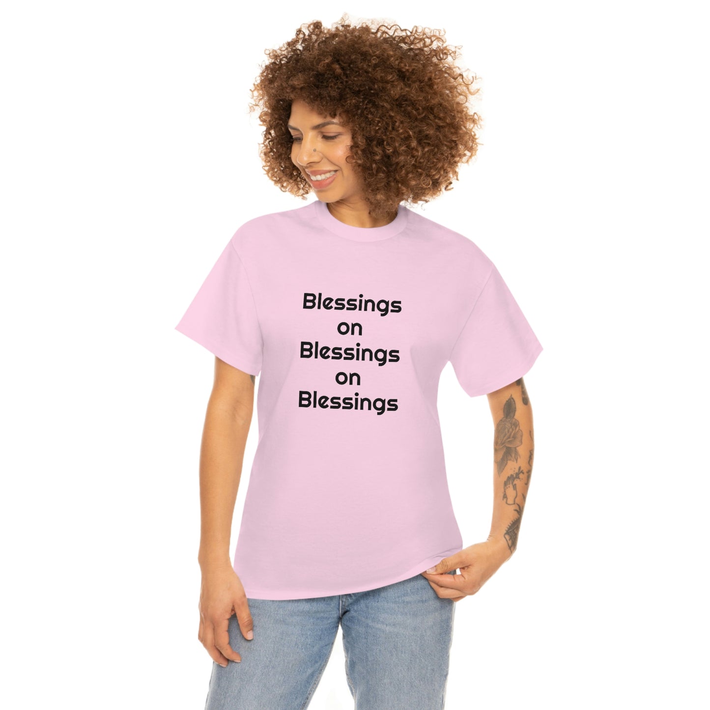 "Blessings on Blessings" Unisex Heavy Cotton Tee