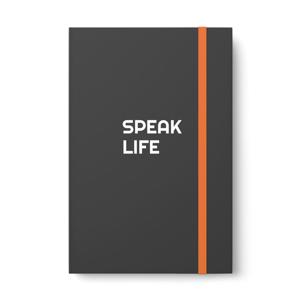 "Speak Life" Color Contrast Notebook - Ruled