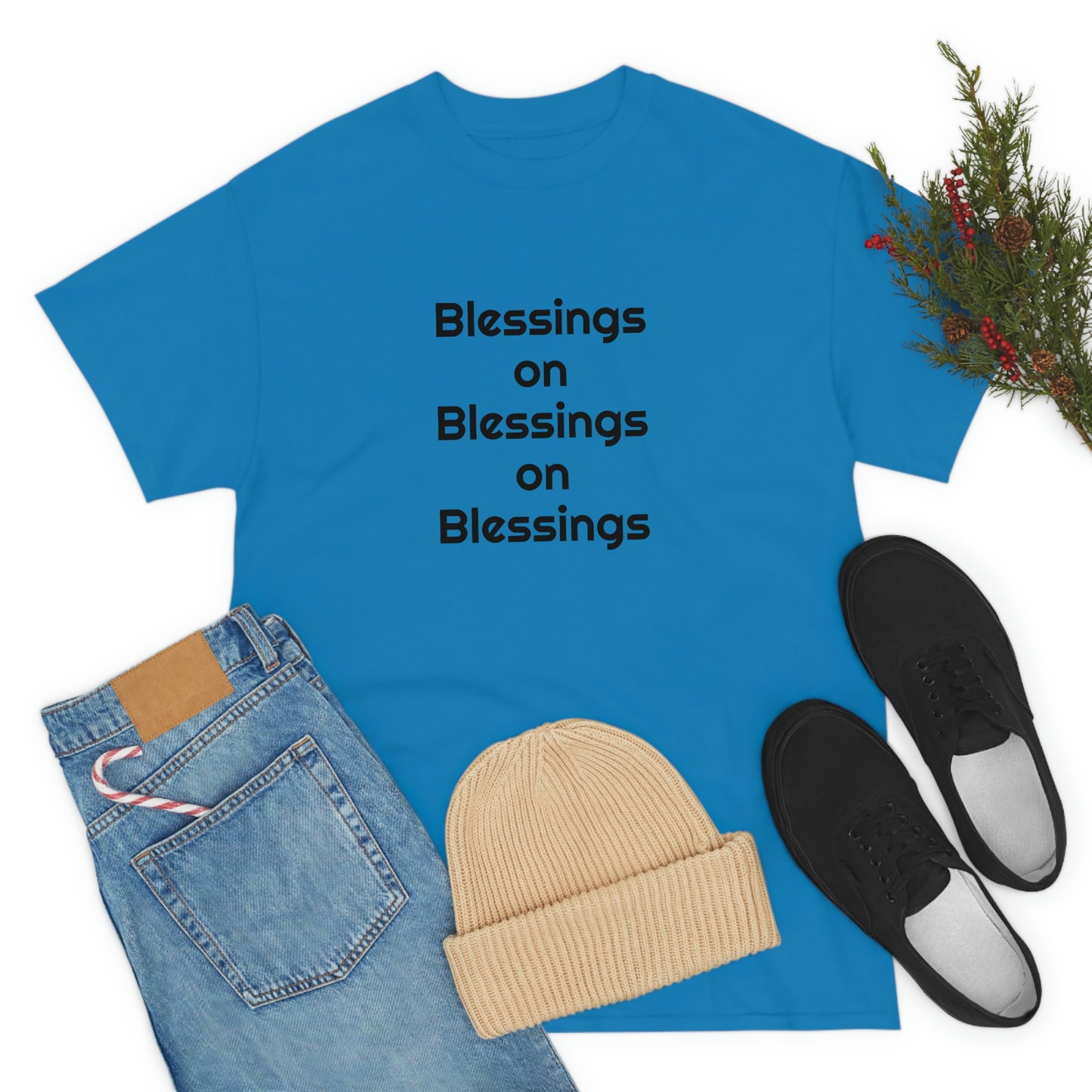 "Blessings on Blessings" Unisex Heavy Cotton Tee