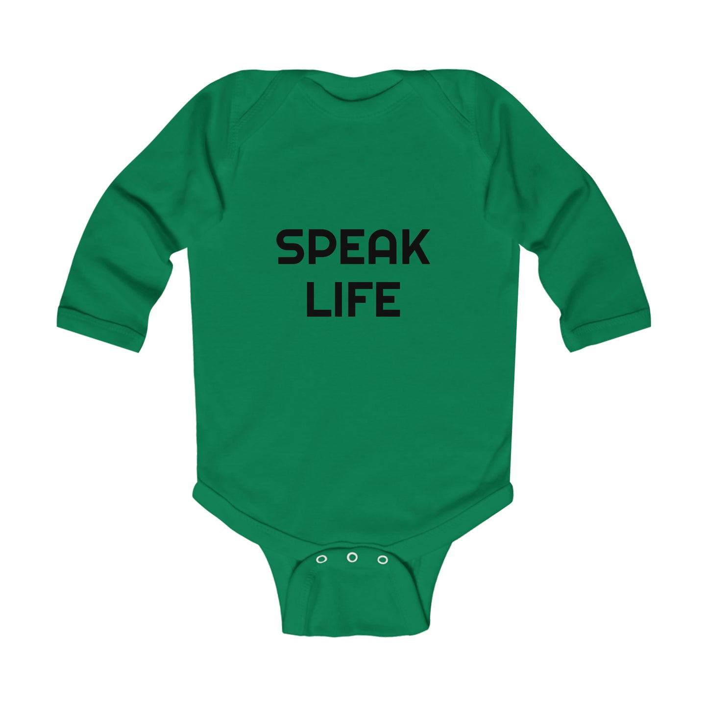"Speak Life" Infant Long Sleeve Bodysuit
