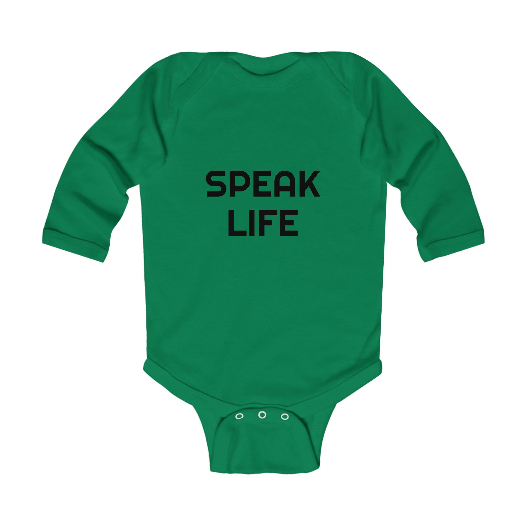 "Speak Life" Infant Long Sleeve Bodysuit
