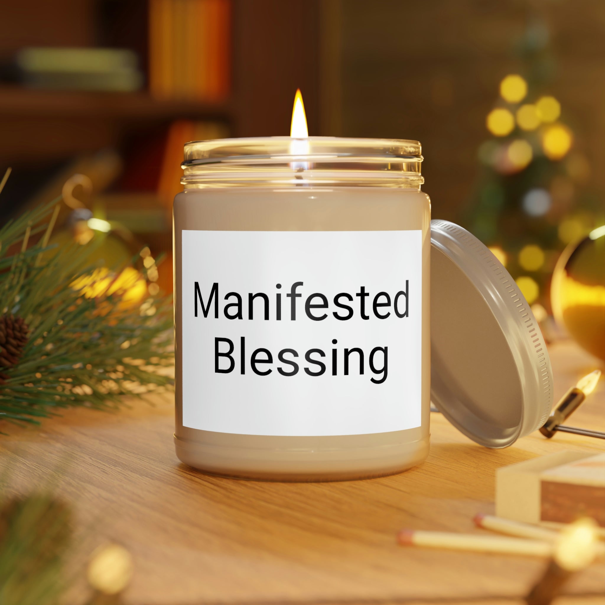 "Manifested Blessing" Scented Candles, 9oz