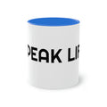 "Speak Life" Two-Tone Coffee Mug, 11oz