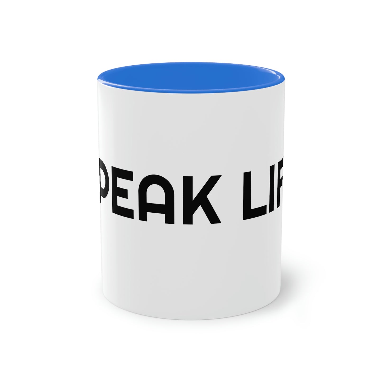 "Speak Life" Two-Tone Coffee Mug, 11oz