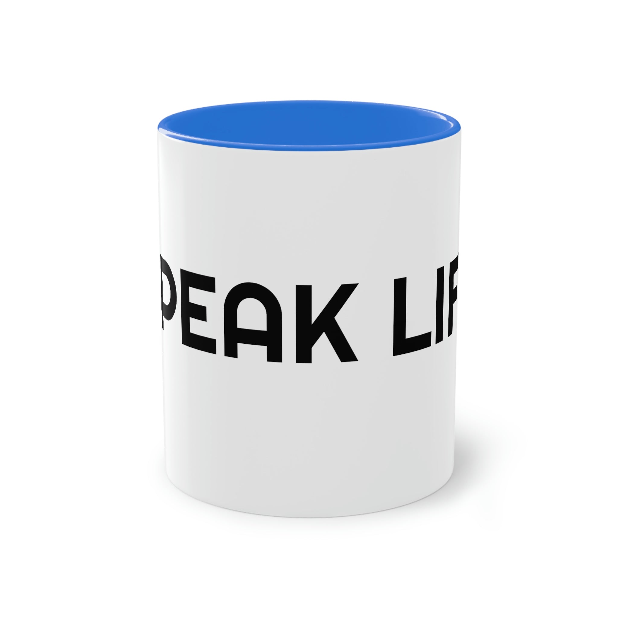 "Speak Life" Two-Tone Coffee Mug, 11oz