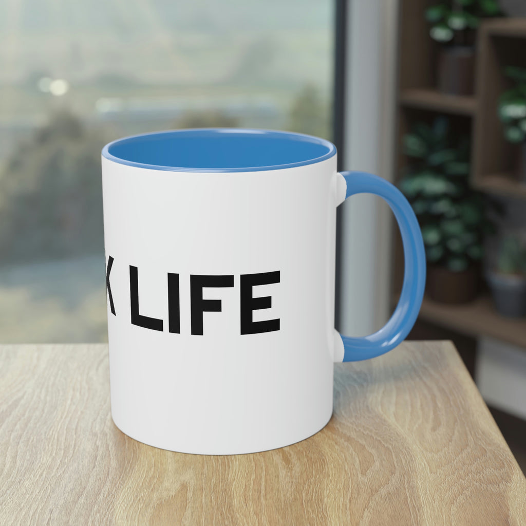 "Speak Life" Two-Tone Coffee Mug, 11oz