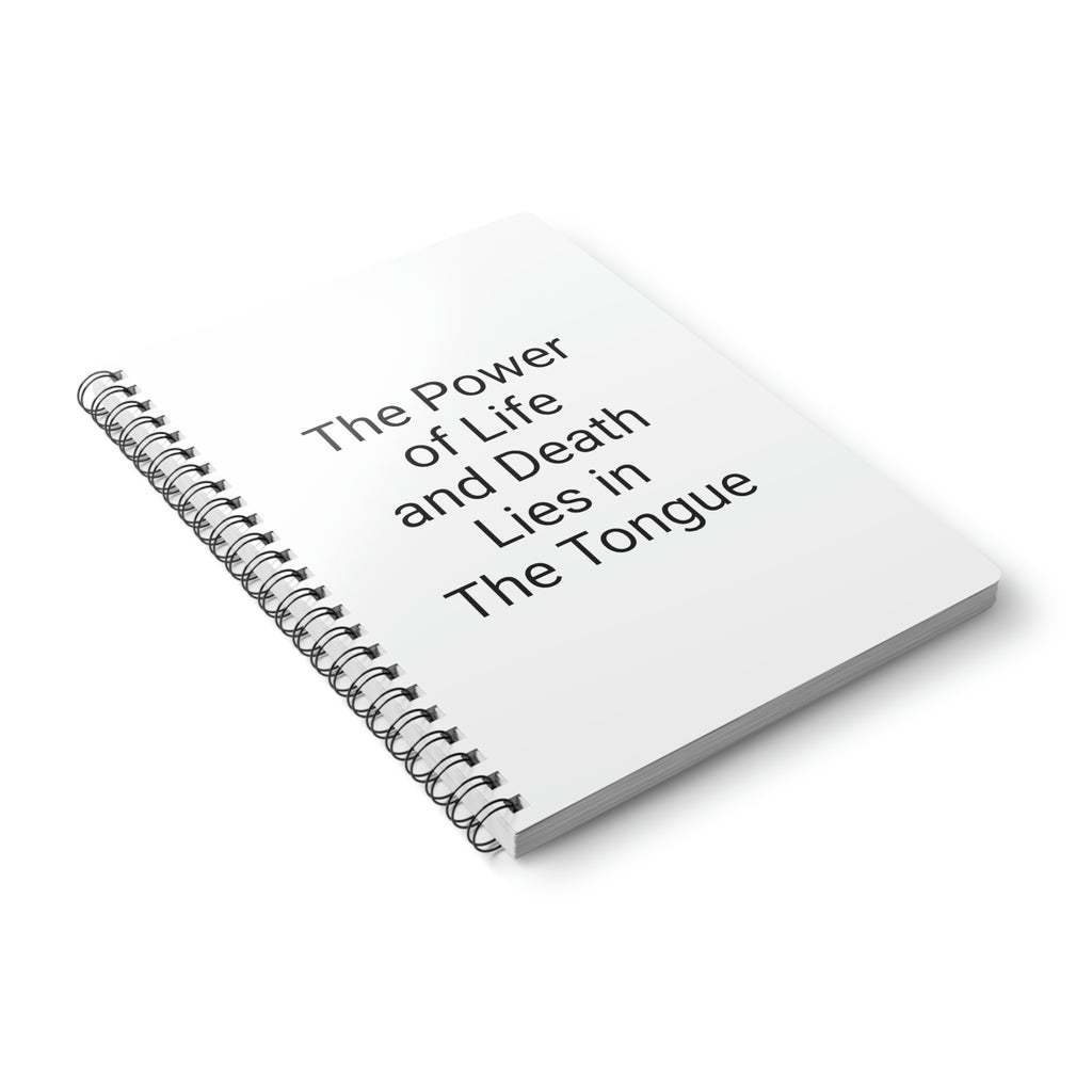 "The Power of Life" Wirobound Softcover Notebook, A5