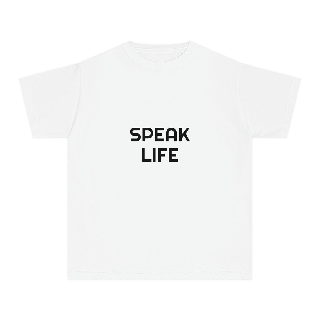 "Speak Life" Youth Midweight Tee