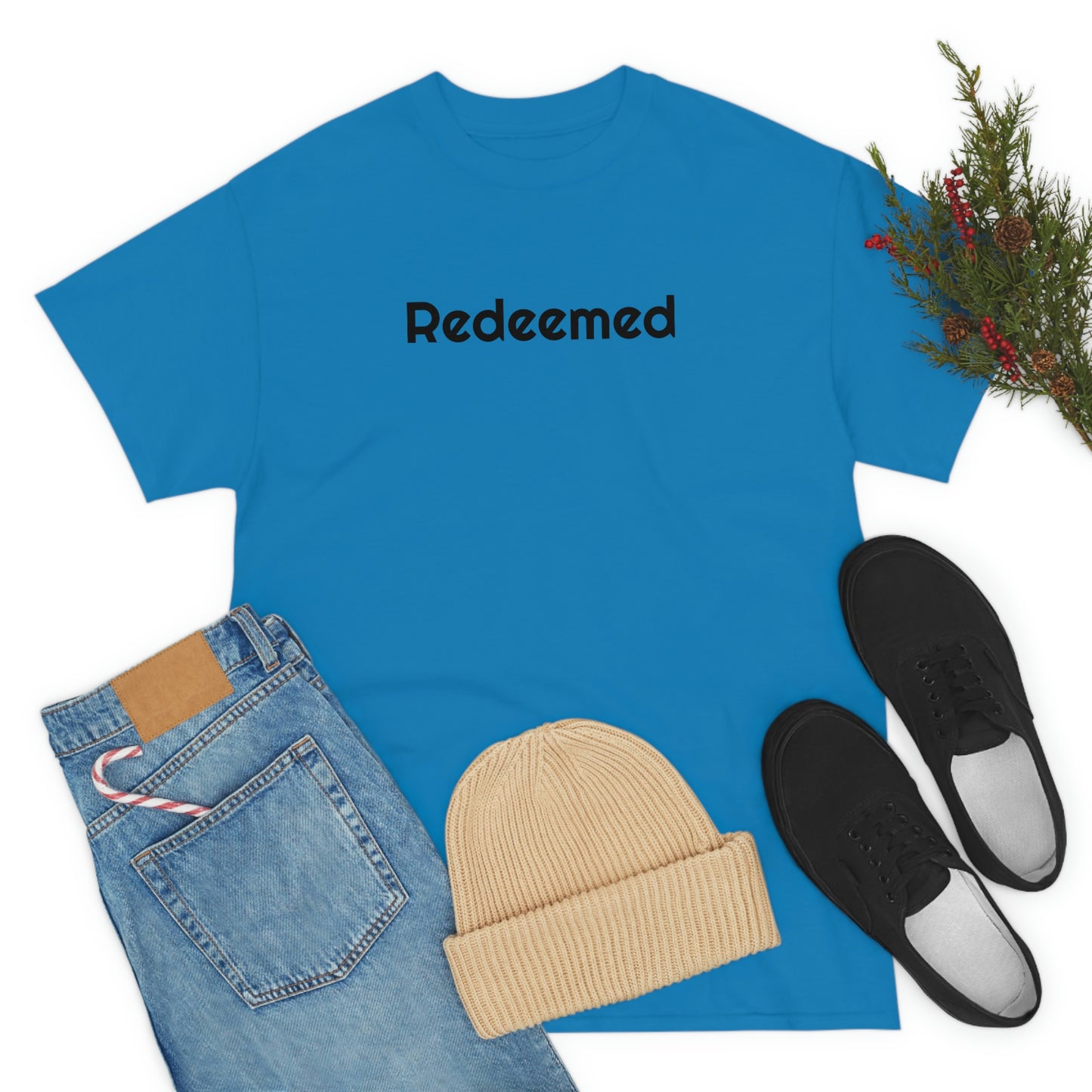 "Redeemed" Unisex Heavy Cotton Tee