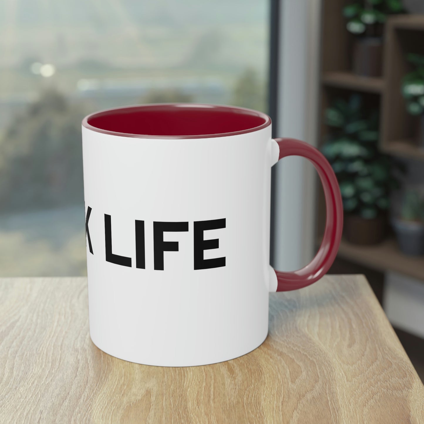 "Speak Life" Two-Tone Coffee Mug, 11oz