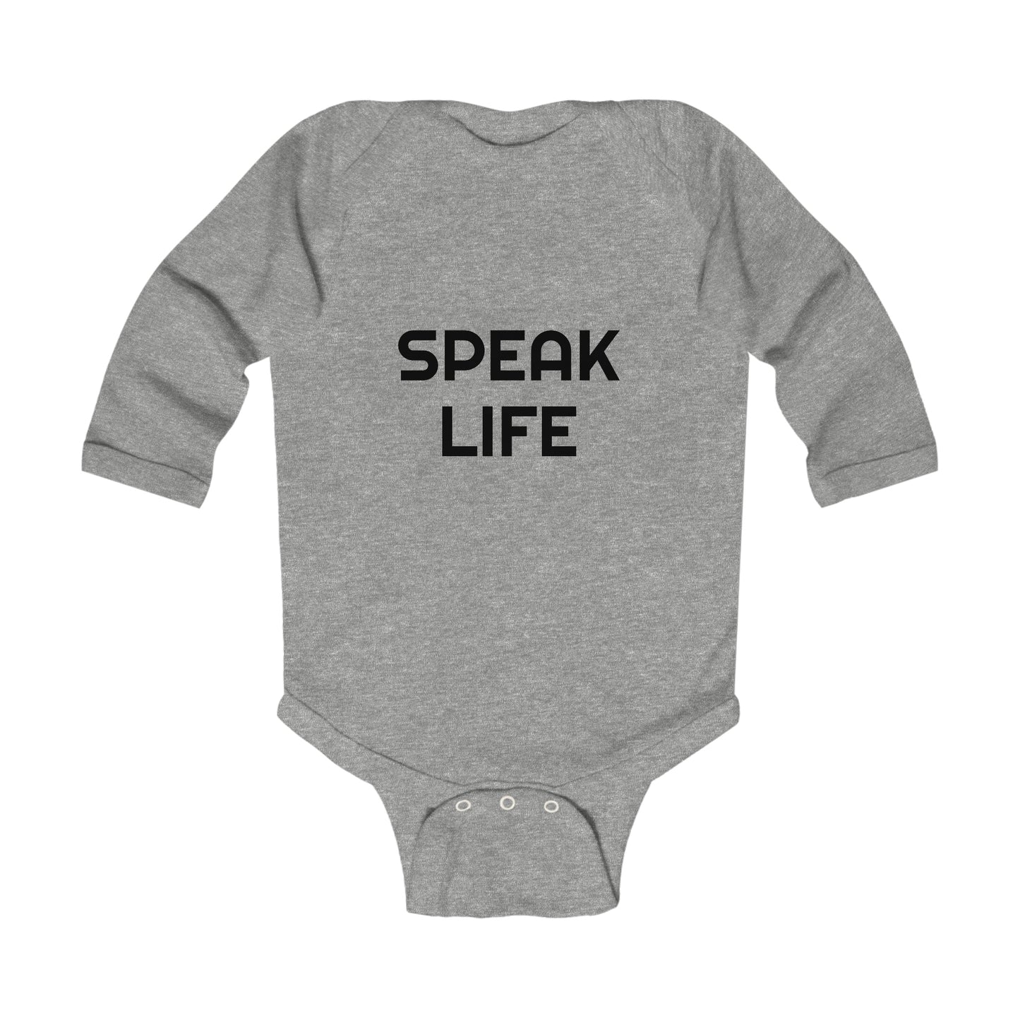 "Speak Life" Infant Long Sleeve Bodysuit