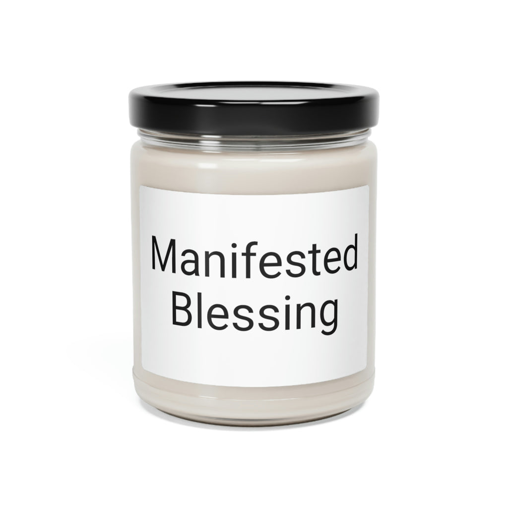 "Manifested Blessing" Scented Soy Candle, 9oz