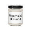 "Manifested Blessing" Scented Soy Candle, 9oz
