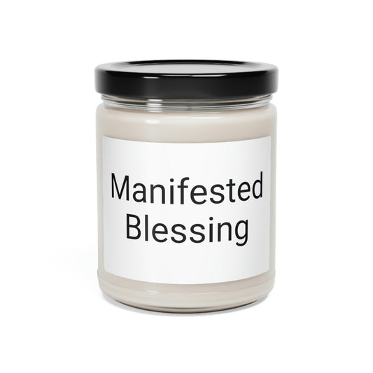 "Manifested Blessing" Scented Soy Candle, 9oz