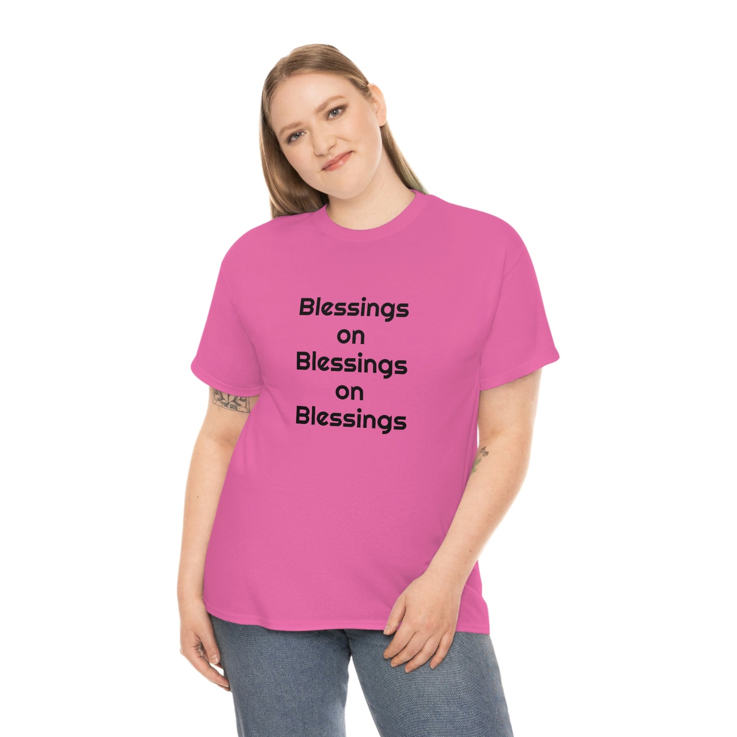 "Blessings on Blessings" Unisex Heavy Cotton Tee