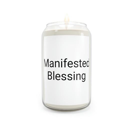 "Manifested Blessing" Scented Candle, 13.75oz