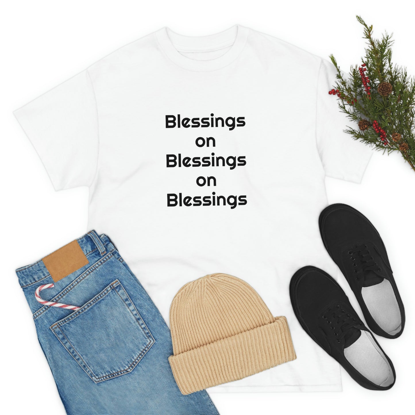 "Blessings on Blessings" Unisex Heavy Cotton Tee