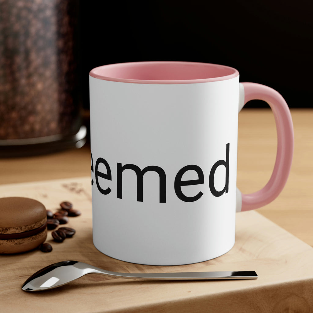 "Redeemed" Accent Coffee Mug, 11oz