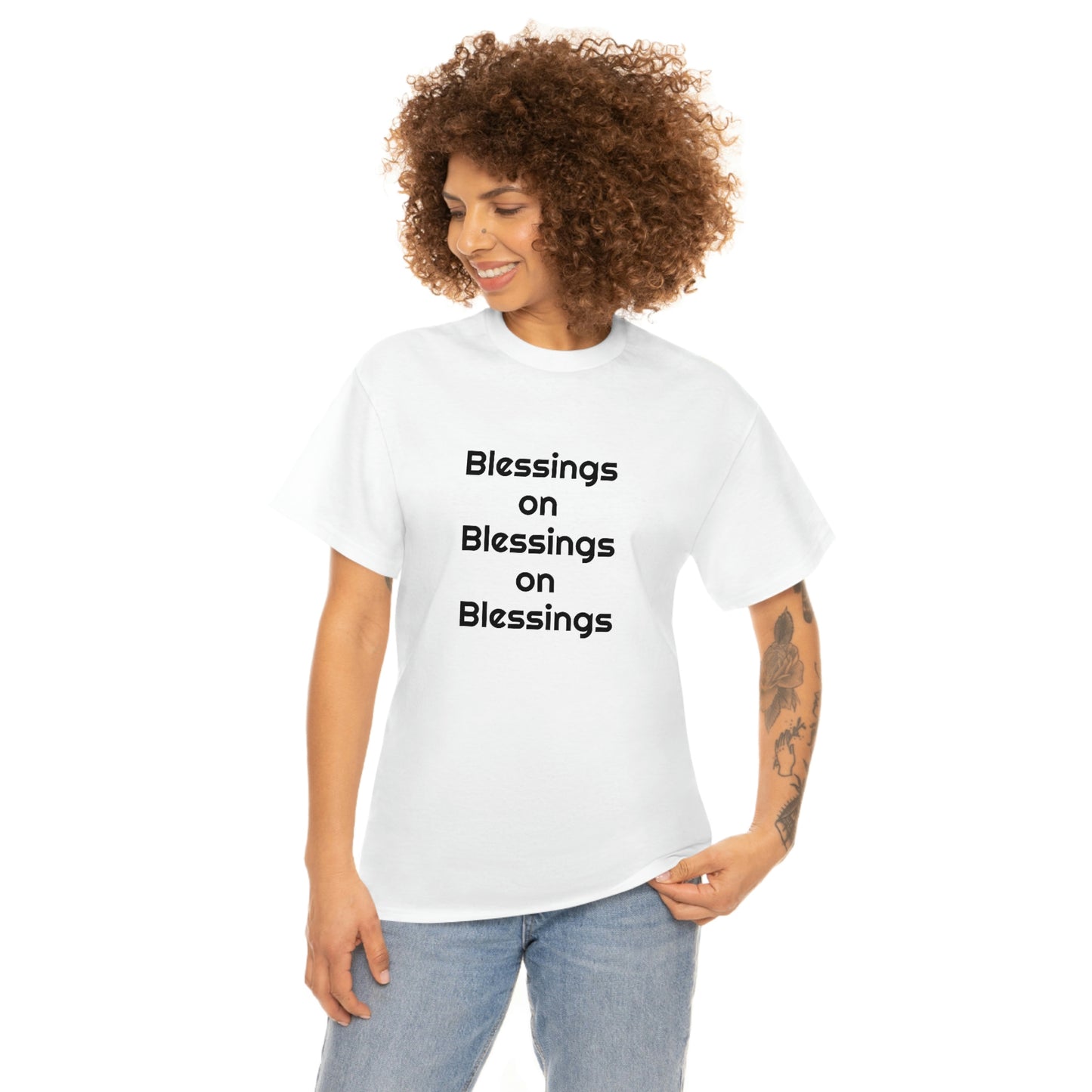 "Blessings on Blessings" Unisex Heavy Cotton Tee