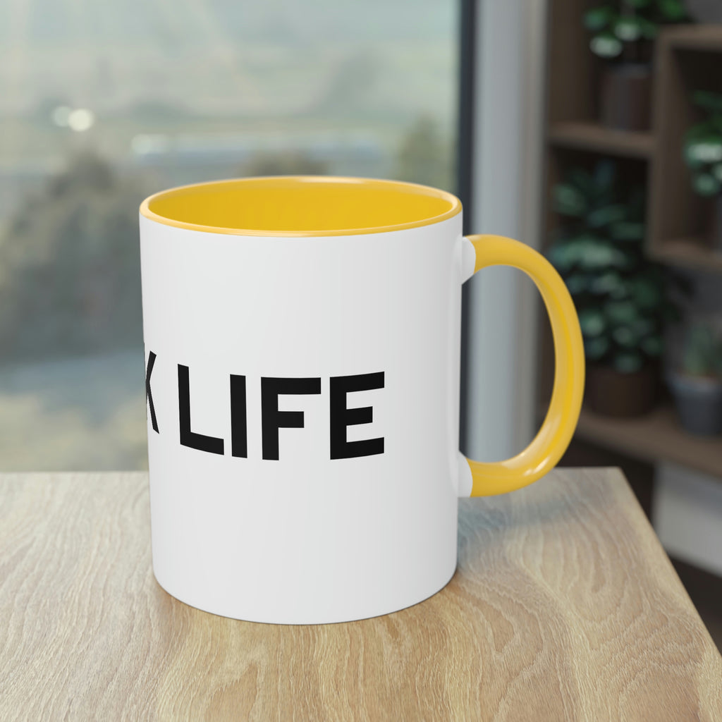 "Speak Life" Two-Tone Coffee Mug, 11oz