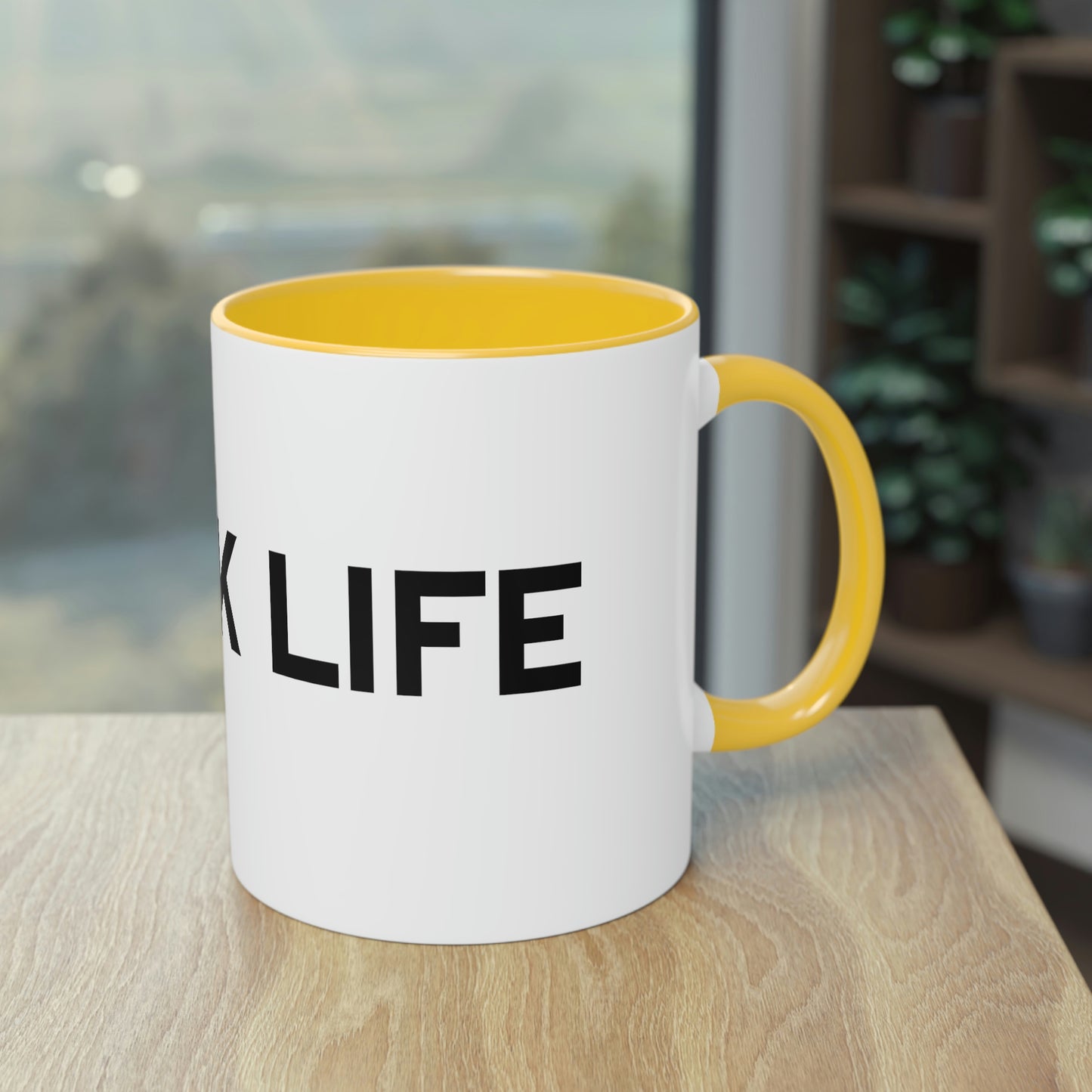 "Speak Life" Two-Tone Coffee Mug, 11oz