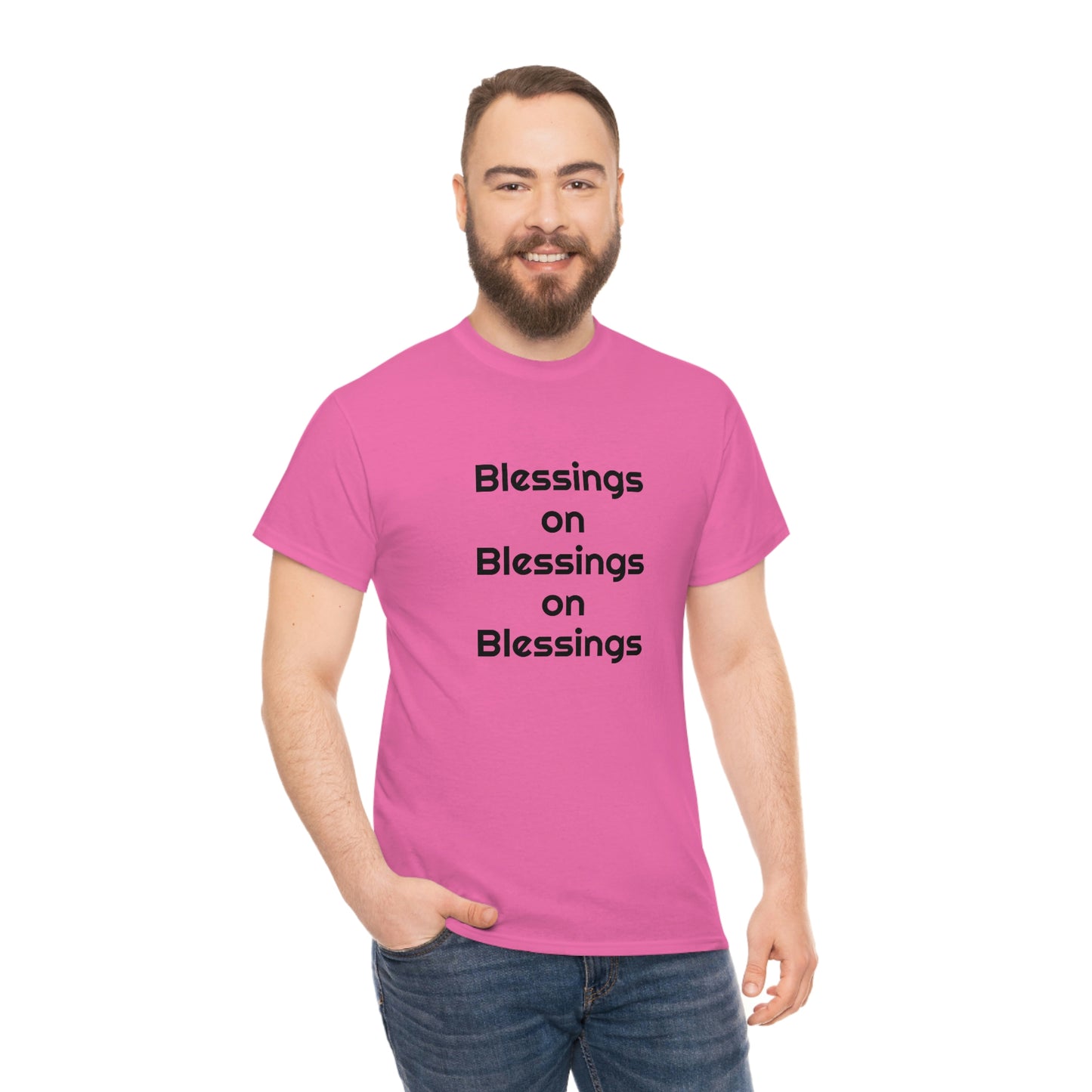 "Blessings on Blessings" Unisex Heavy Cotton Tee