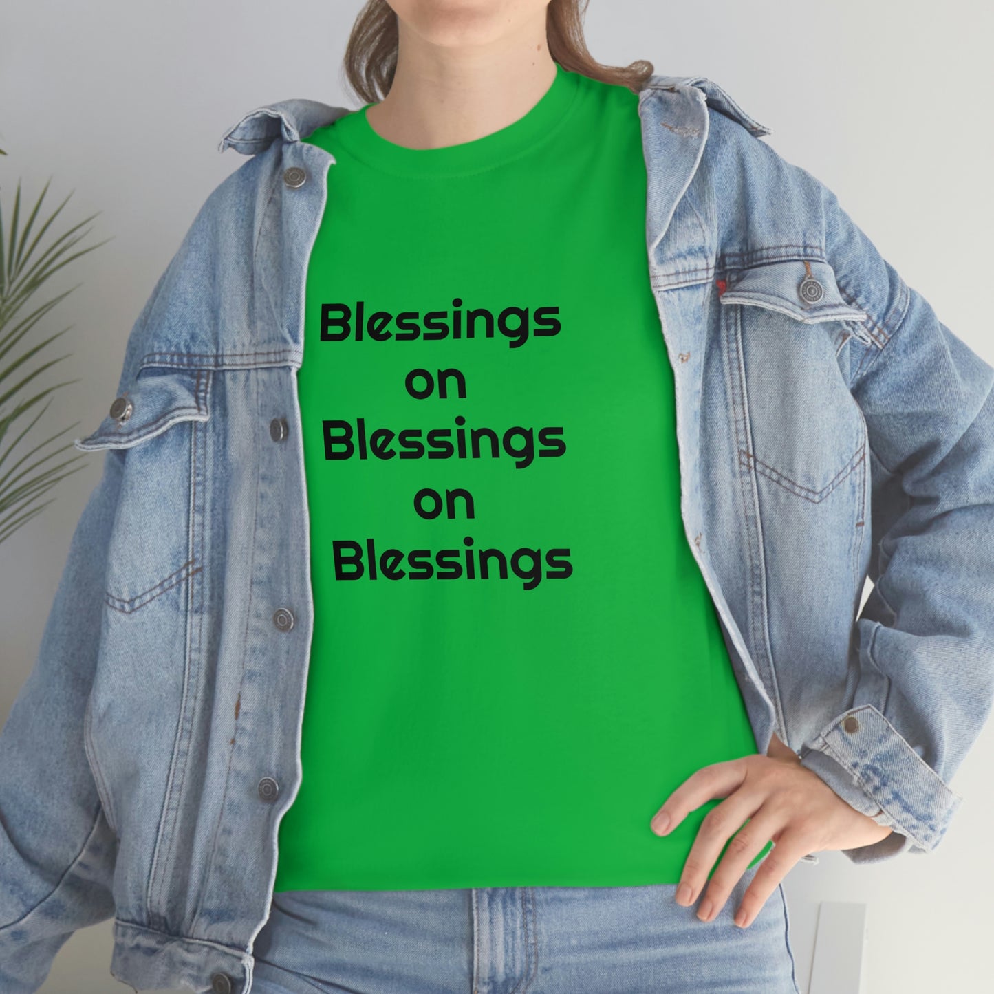 "Blessings on Blessings" Unisex Heavy Cotton Tee