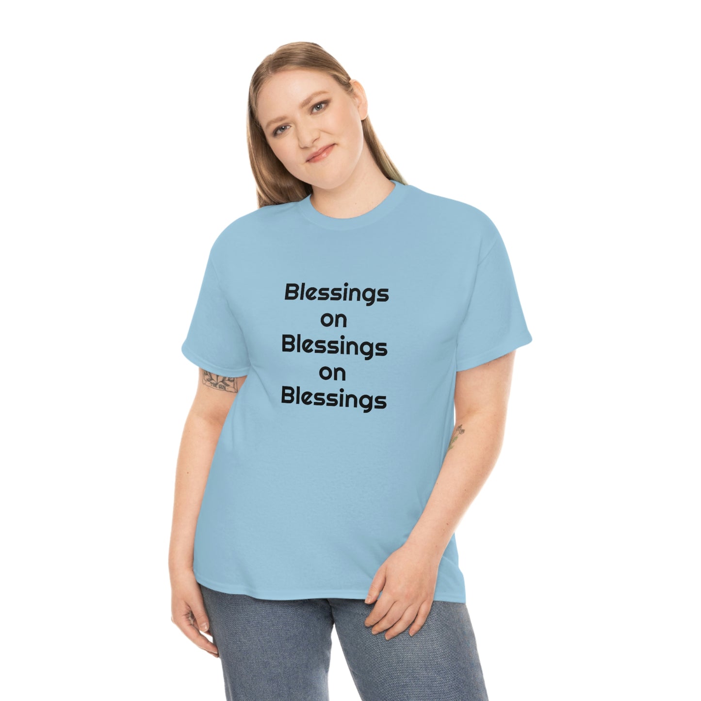 "Blessings on Blessings" Unisex Heavy Cotton Tee