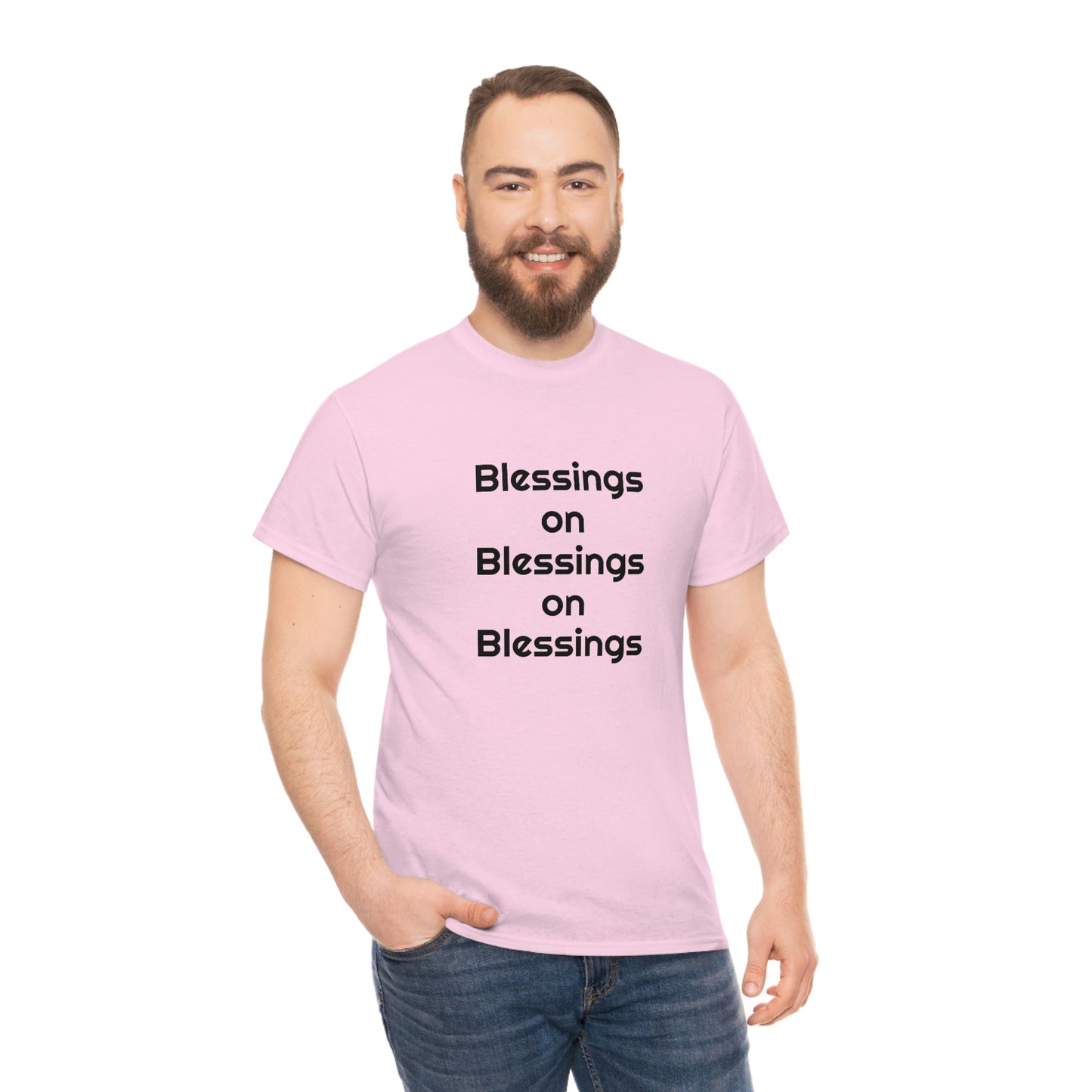 "Blessings on Blessings" Unisex Heavy Cotton Tee