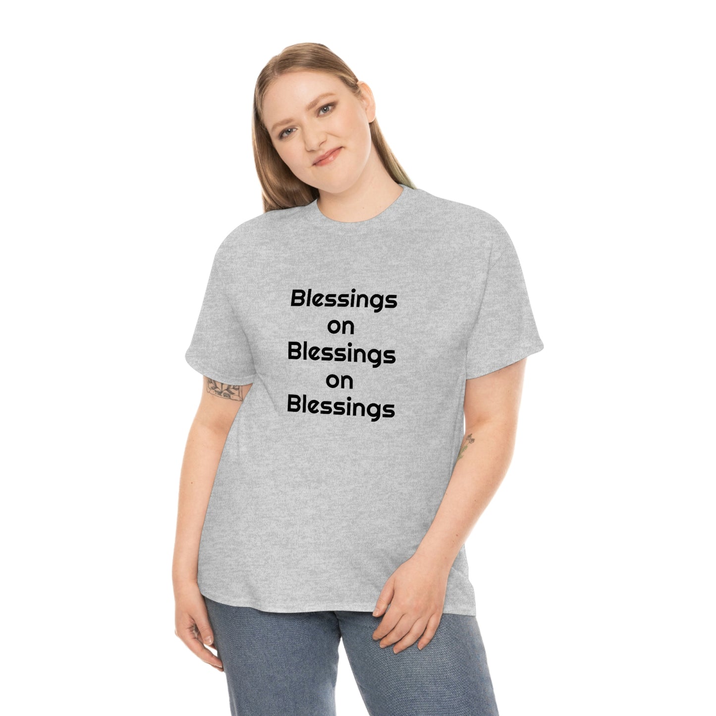 "Blessings on Blessings" Unisex Heavy Cotton Tee