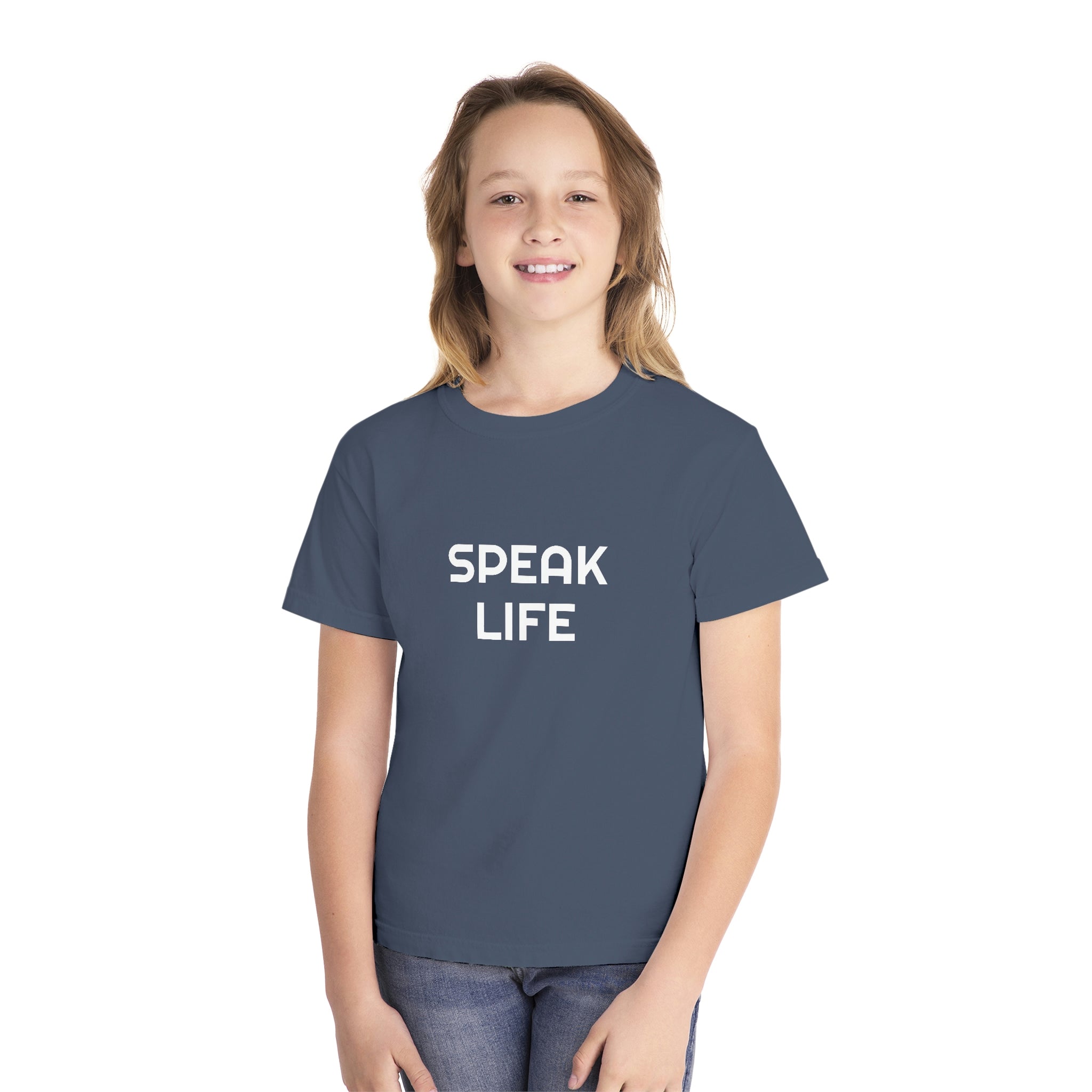 "Speak Life" Youth Midweight Tee