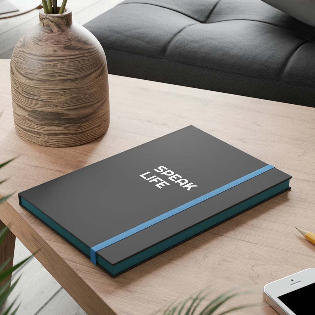 "Speak Life" Color Contrast Notebook - Ruled