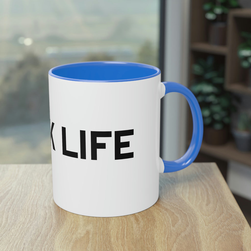 "Speak Life" Two-Tone Coffee Mug, 11oz